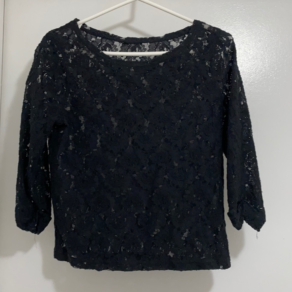 Lace 3/4 sleeve Blouse